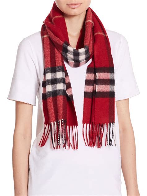 burberry scarf red and black|burberry giant check cashmere scarf.